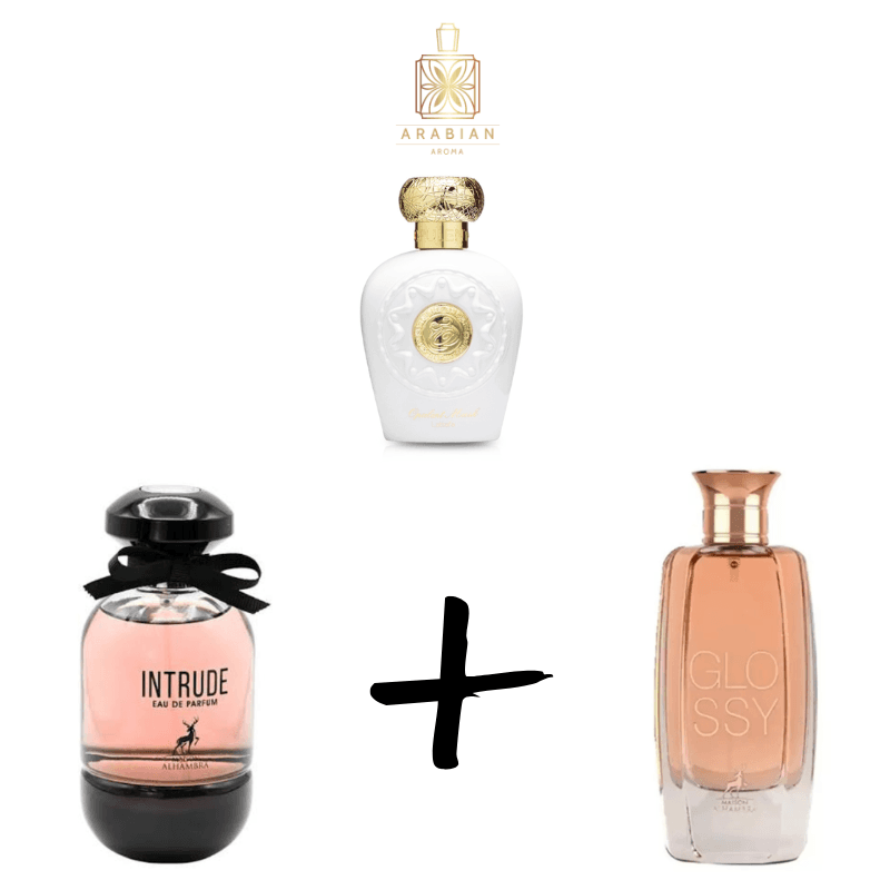 Intrude + Opulent Musk + Glossy