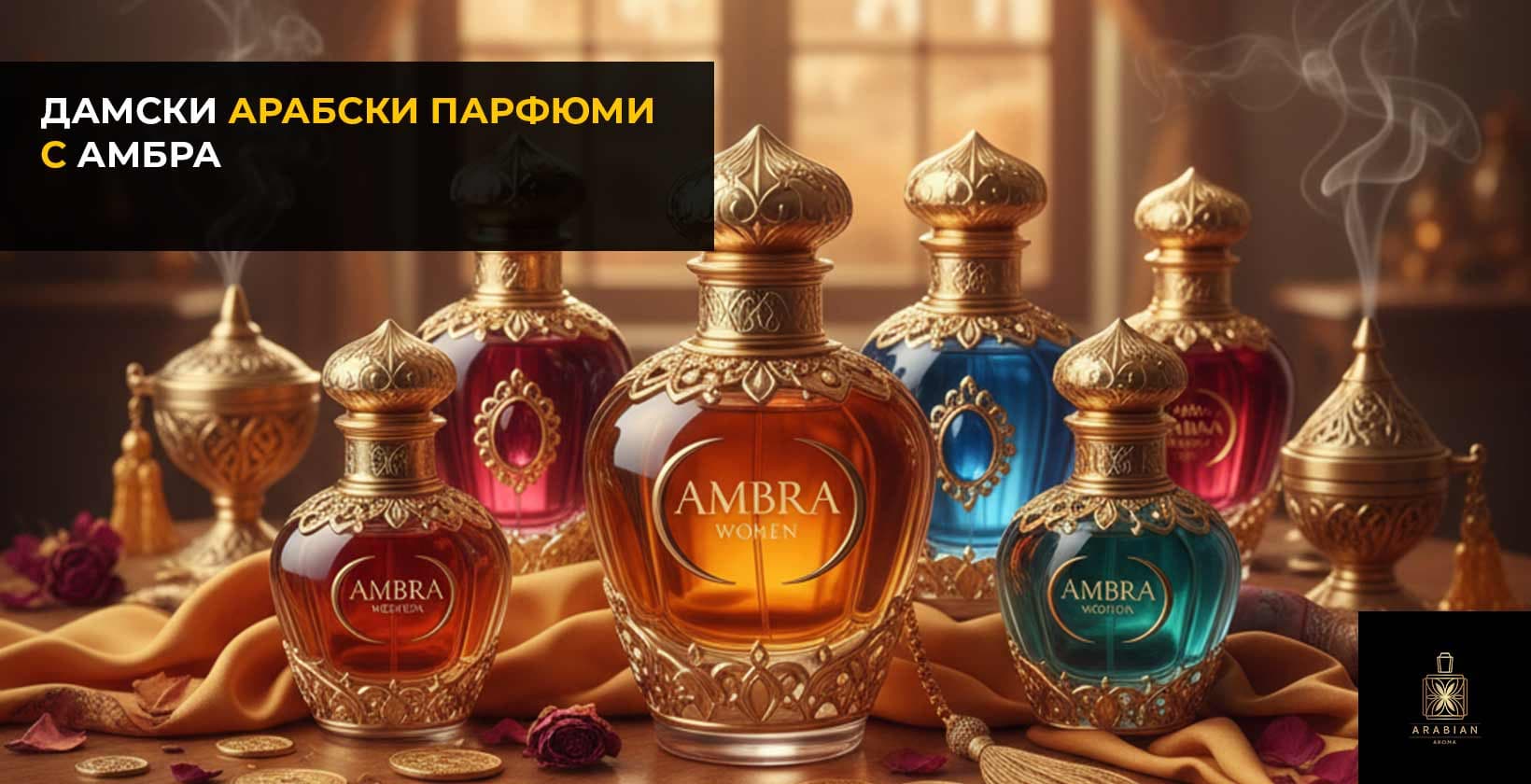Топ 5 дамски арабски парфюми с амбра